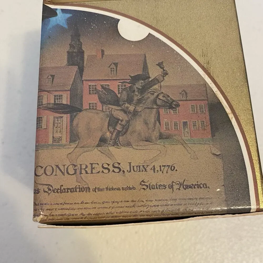 Vintage 1979 Avon Collection Paul Revere Bell Decanter Clint After Shave